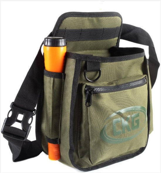 CKG Metal Detecting Bag Waist Digger Pouch Tools Bag for PinPointer