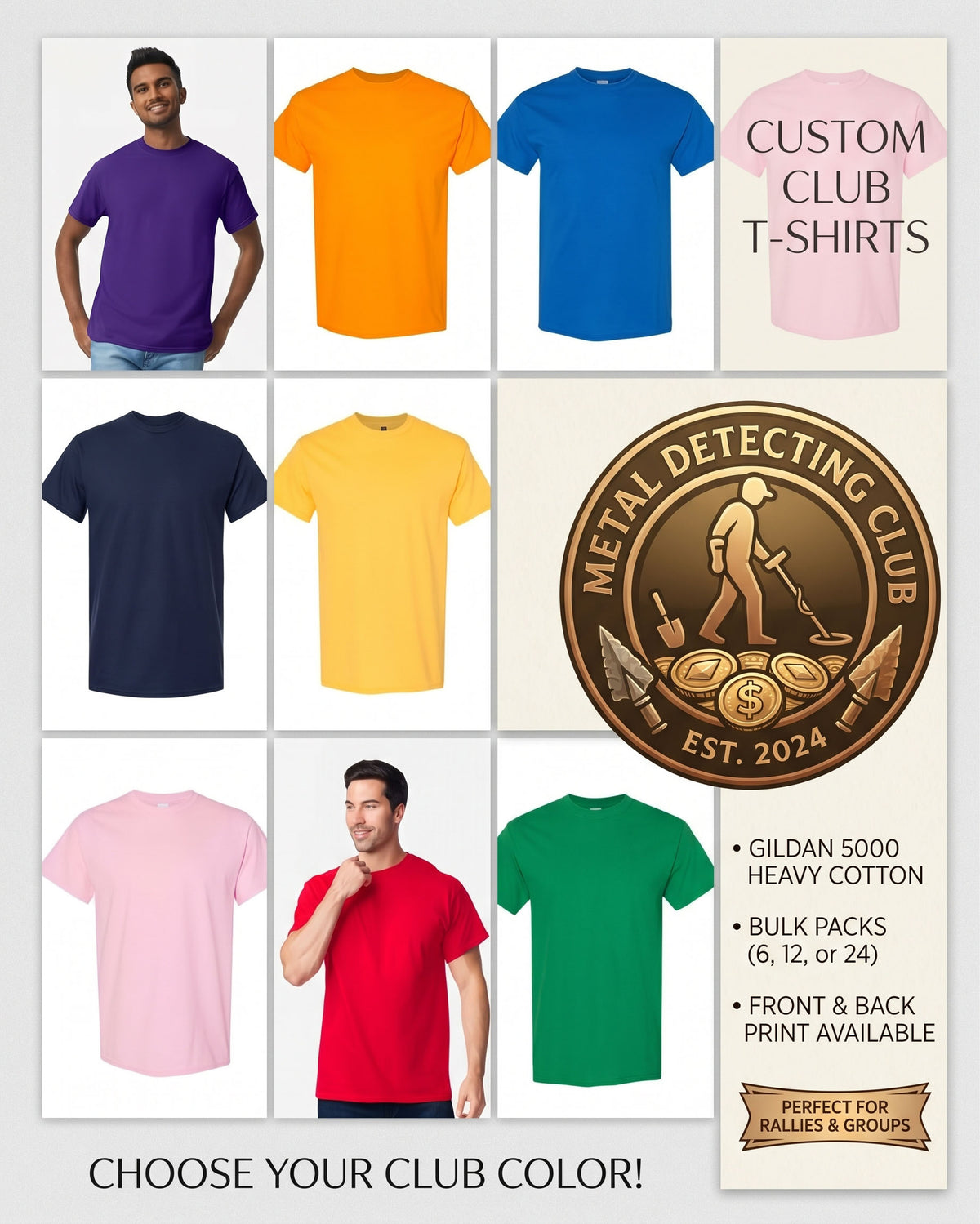 Metal Detecting Club T-Shirts