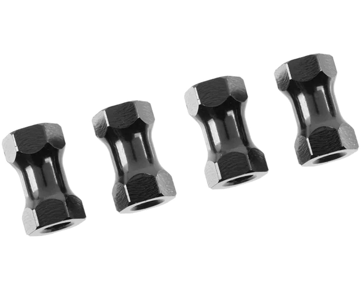 Chassis Post - 10mm - Aluminum - Black - 4 pcs