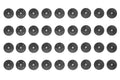 Shock Piston - Composite - 9 versions - 4 pcs-type: