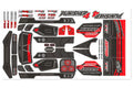 Body Decal Sheet - Punisher 4 - Pre-Cut - Color Red - 1pc