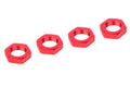 Wheel Nut, Aluminum, Ribbed, 4 pcs for Dementor, Kronos, Python, Shogun, Kagama