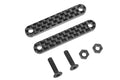 Team Corally Chassis Brace Stiffener - Front - Graphite 2.5mm - 2 pcs, Python