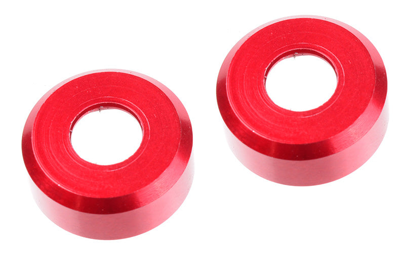 HDA Suspension Arm Insert, Outer, Spacer 1.5mm,  Aluminum, Red (2pcs), Kagama