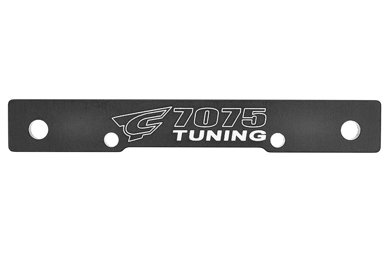 Suspension Arm Mount - RR - Swiss Made 7075 T6 - 3mm - Hard Anodized - Black - Made In Italy