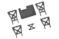 Center Roll Cage Mount, Chassis Tube version, Composite, 1 Set for Kagama