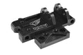 Center Diff Plate, Chassis Brace Holder, Swiss Made 7075 T6, Black, Made in Italy