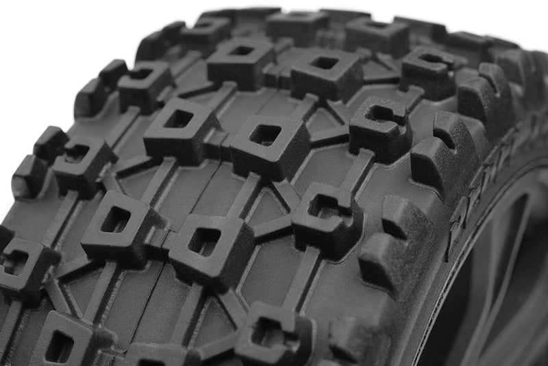 Asuga XLR Off-Road Low Profile Tires Glued on Black 1 pair