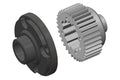 Differential Gear - Metal  w/Composite Differential Gear Cover - 1 Set: Mammoth, Moxoo, Triton