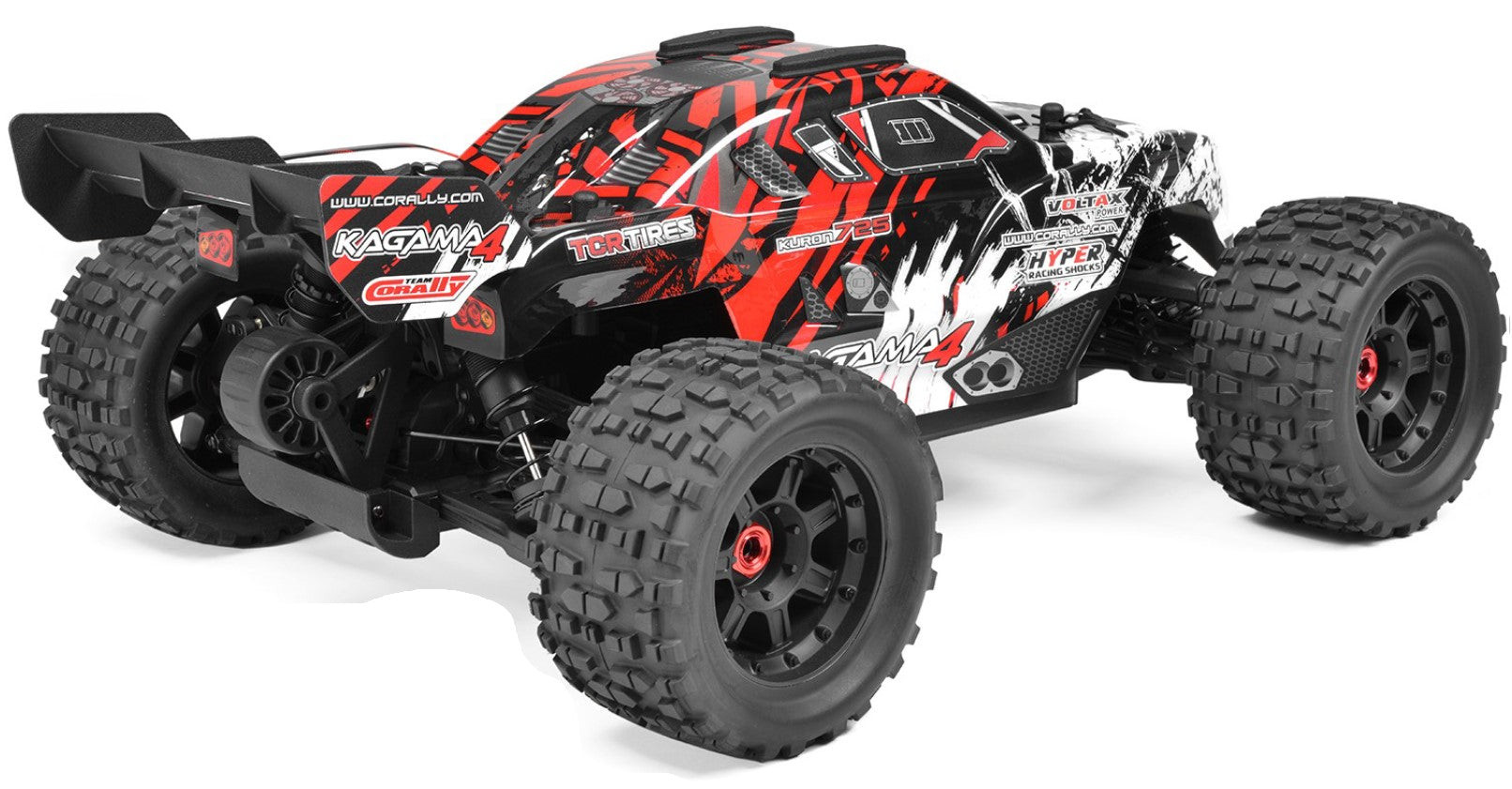 Kagama 4 XL4S Monster Truck, RTR Version, Red