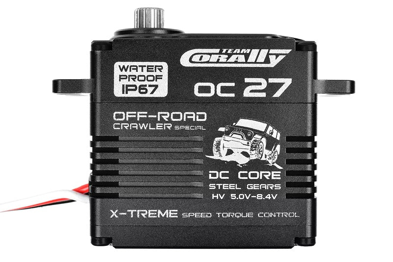 OC-27 HV Digital Servo, 5-8.4V, IP-67, Core DC Motor, Steel Gear, Ball Beared, Full