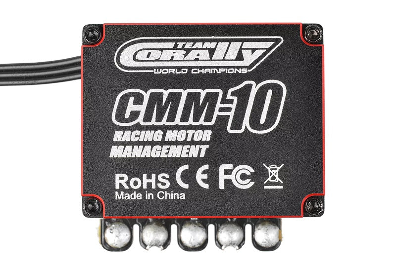 CMM-10 Racing Controller - 2-3S - 220A - BEC 6-7.4V 5A - Sensored-Sensorless - Black - Red Color