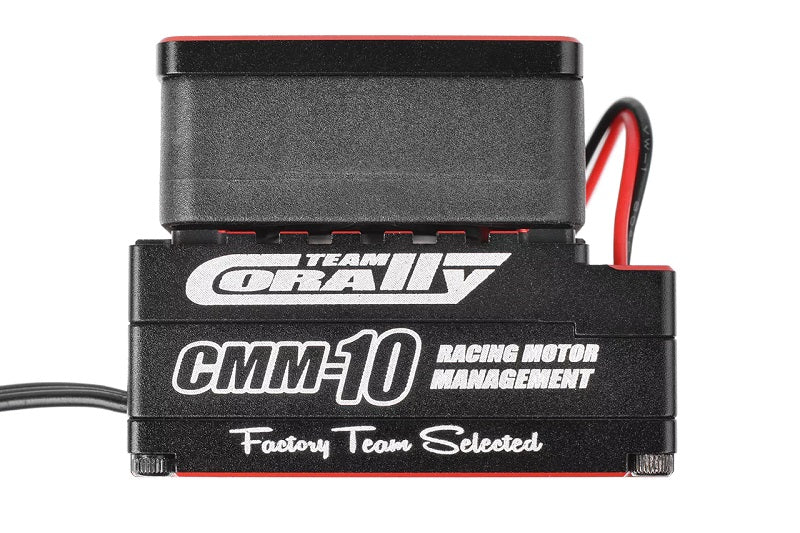 CMM-10 Racing Controller - 2-3S - 220A - BEC 6-7.4V 5A - Sensored-Sensorless - Black - Red Color
