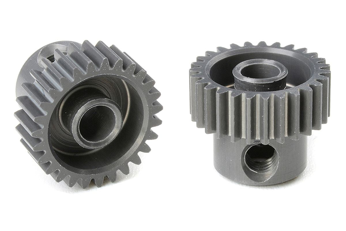64 DP Pinion - Short - Hard Anodised AL7075 - 27 Teeth