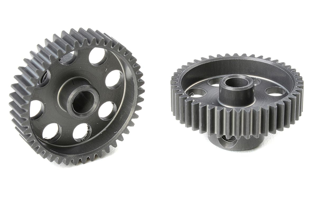 64 DP Pinion - Short - Hard Anodised AL7075 - 44 Teeth