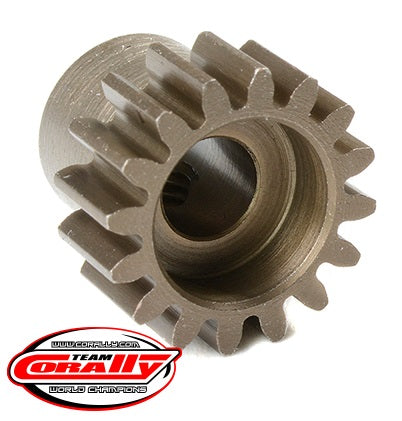 32 Pitch Pinion - Short - Hardened Steel - 16 Tooth - Shaft Dia. 5mm
