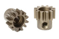 M1.0 Pinion - Short - Hardened Steel - 12 Teeth - Shaft Dia. 5mm
