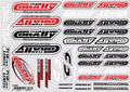 Sponser Sticker Sheet, Precut - 210x148mm - 1pc