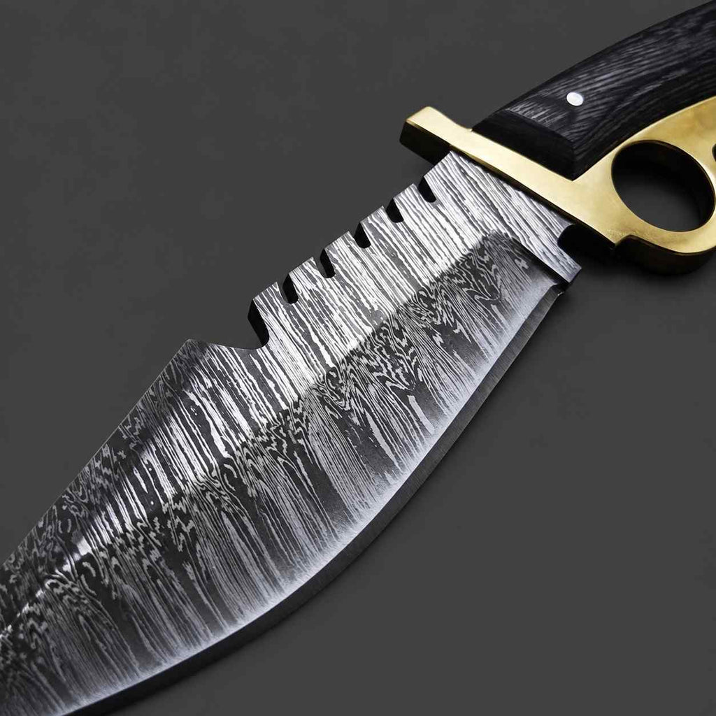 Walking Dead Daryl Dixon Replica Bowie Knife With Leather Sheath