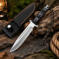 Daryl Dixon Inspired J2 Stainless Steel Survival Knife With Leather Sheath