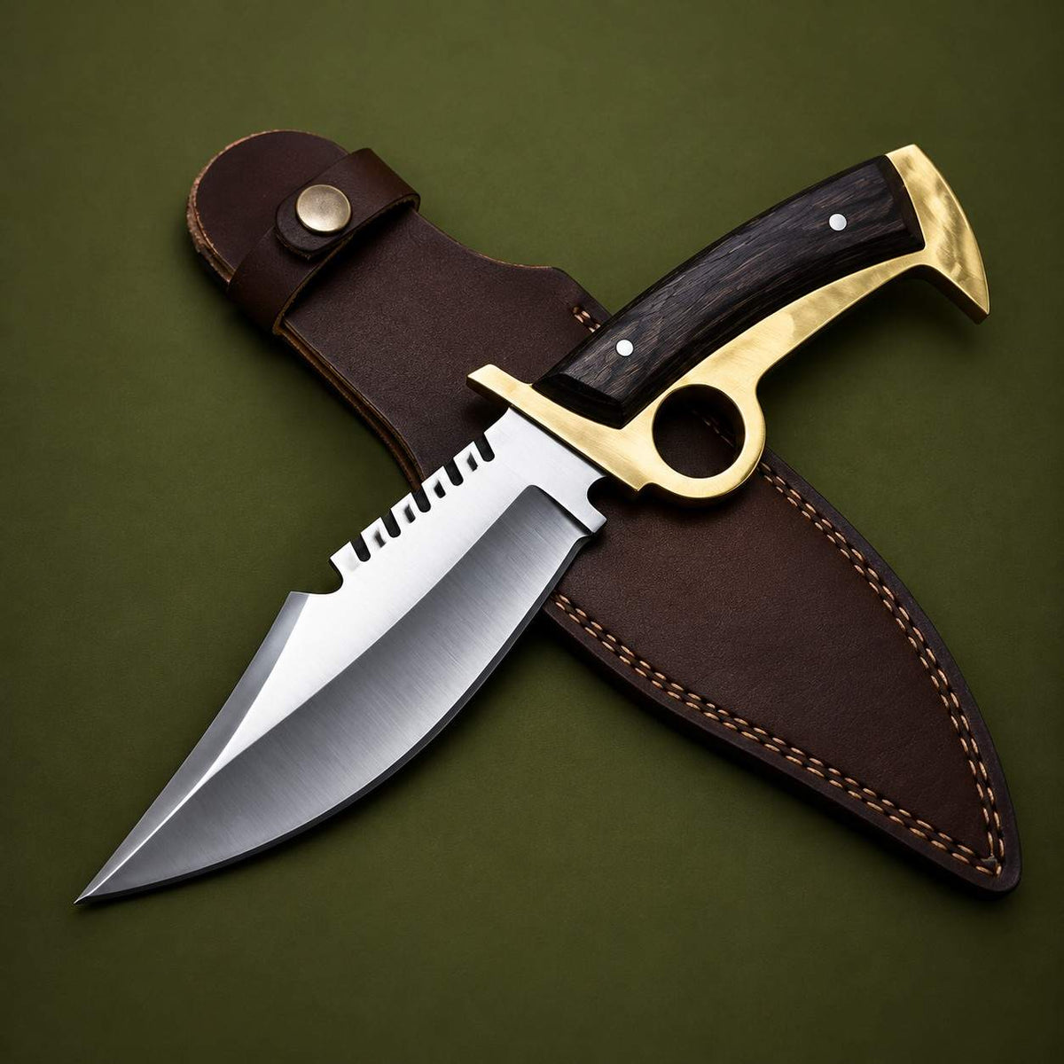 Walking Dead Daryl Dixon Replica Bowie Knife – Handmade TV Show Prop Knife With Sheath