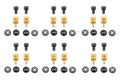 Square-Lok Pushrod Connector 12/pkg