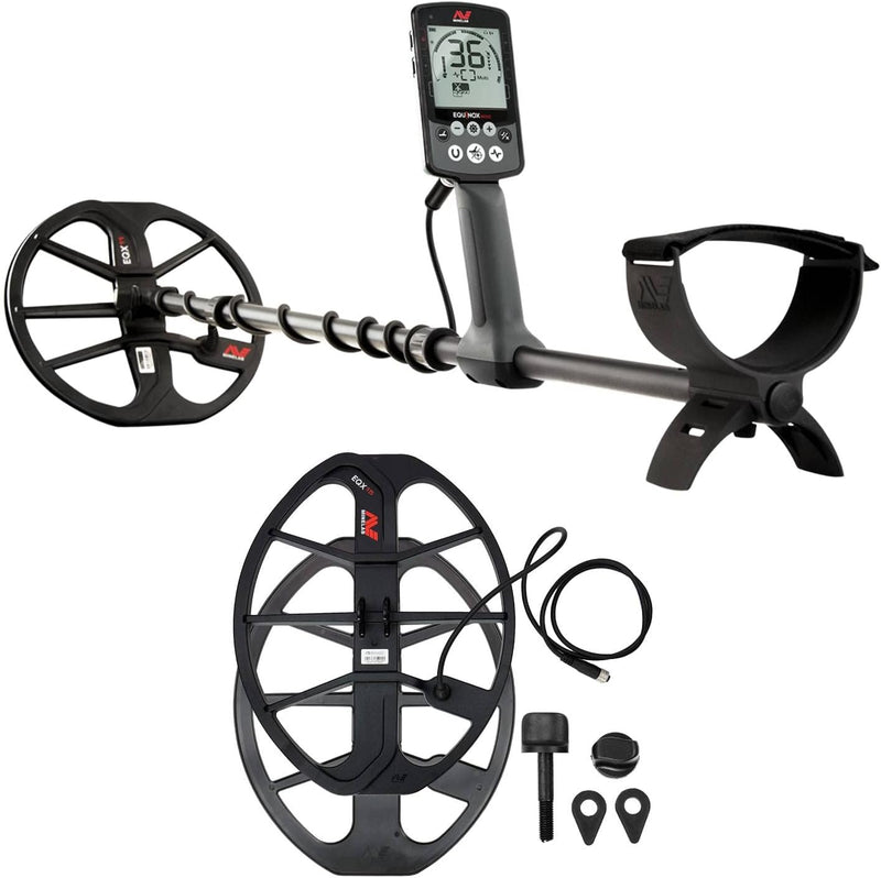 Load image into Gallery viewer, Minelab Equinox 800 Metal Detector + Minelab Equinox Double-D 15&quot; Smart Coil
