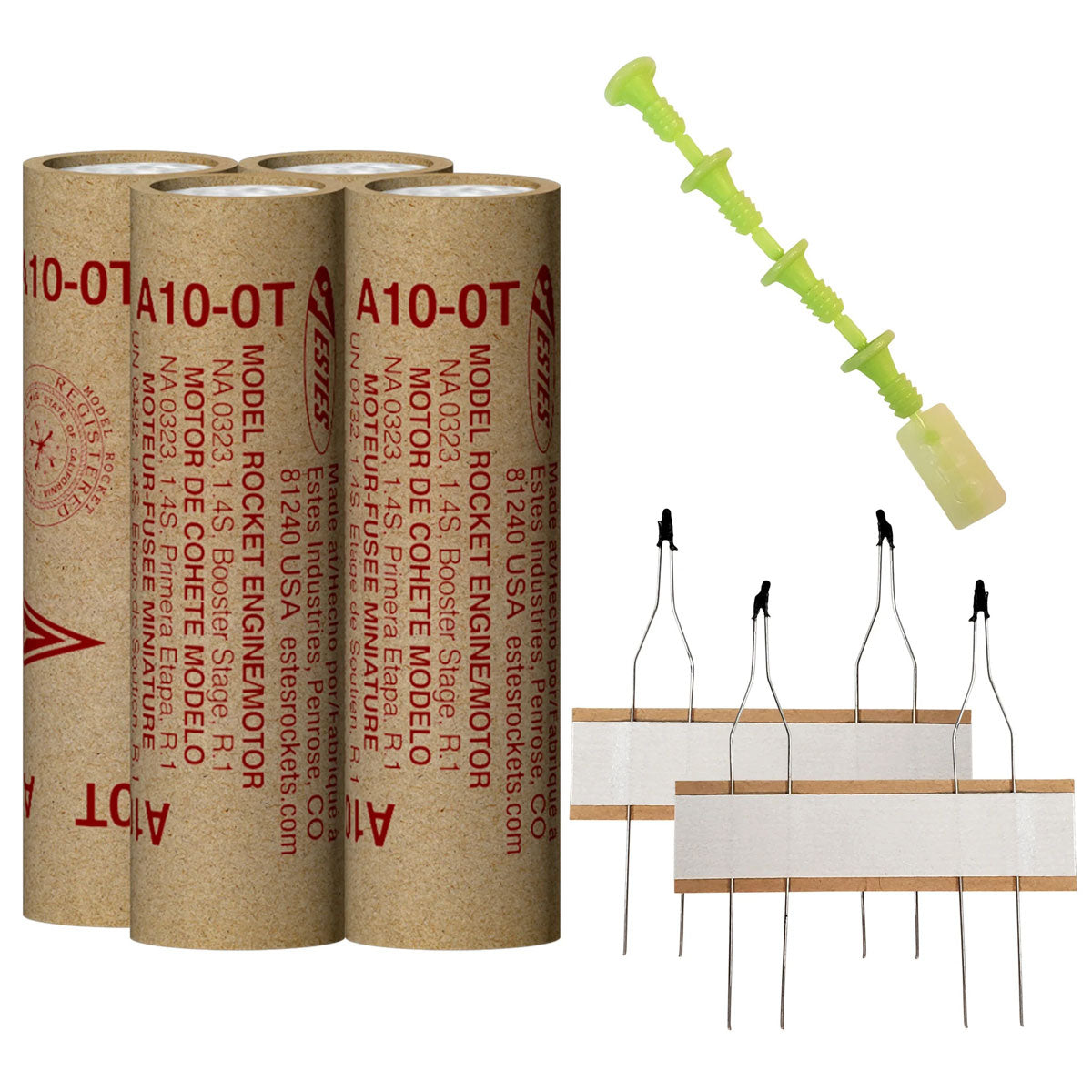Estes Rockets - A10-0T Engines - 4 pack