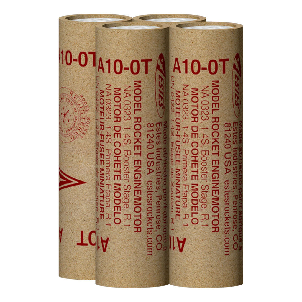 Estes Rockets - A10-0T Engines - 4 pack