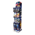 Patriotic POP Store Display Pop-Up Shelf