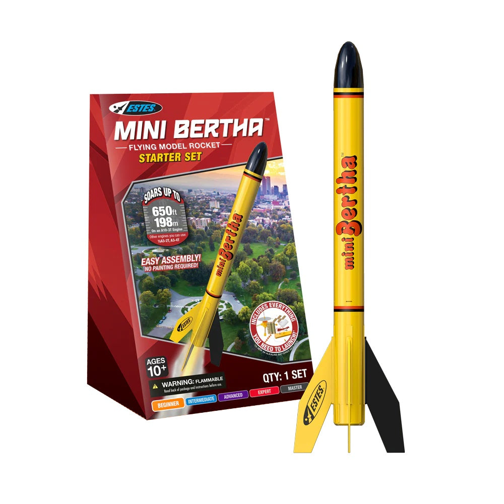 Estes Rockets - Mini Bertha Starter Set | Beginner Set |