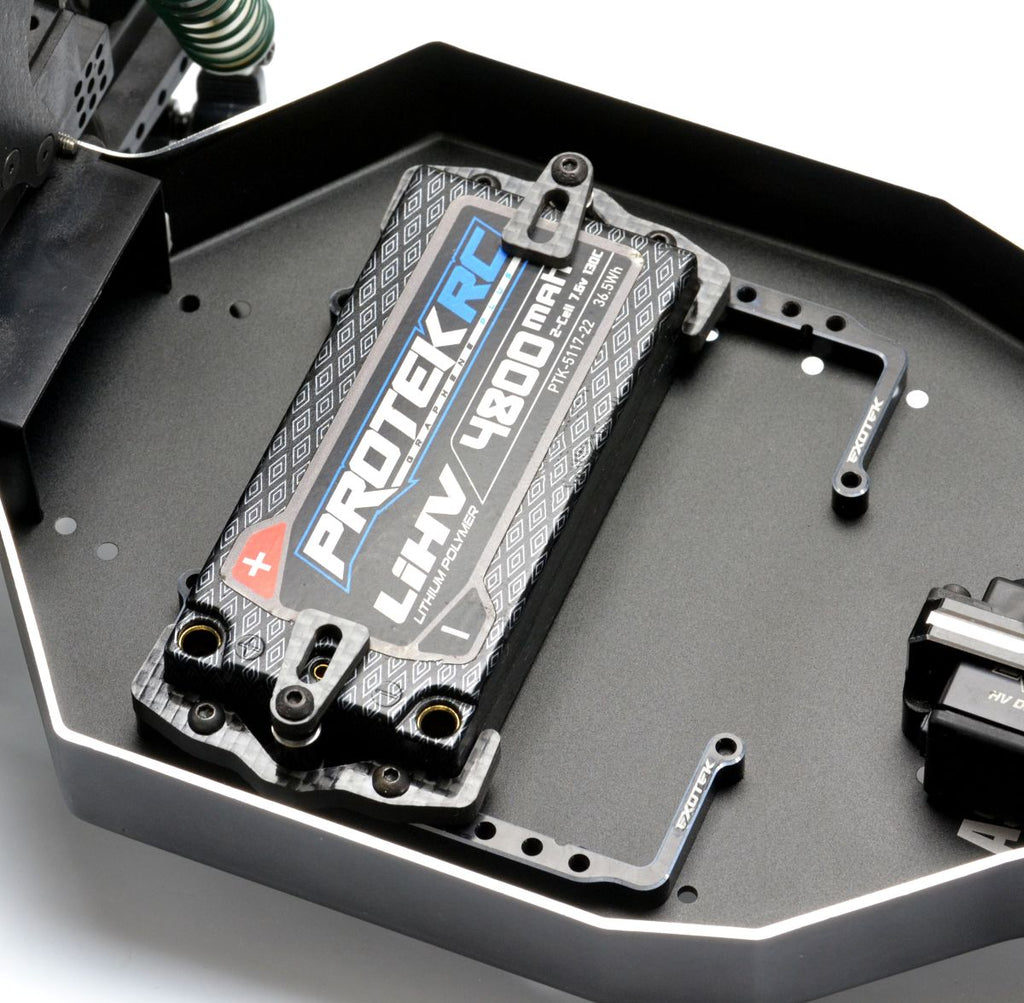 RC10 Shorty Pack Tray and Cups, 7075 and Carbon Fiber