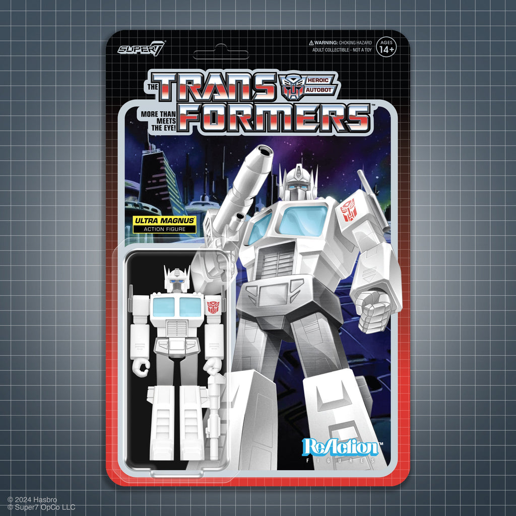 Optimus Prime Ultra Magnus Transformers Reaction Action Figure