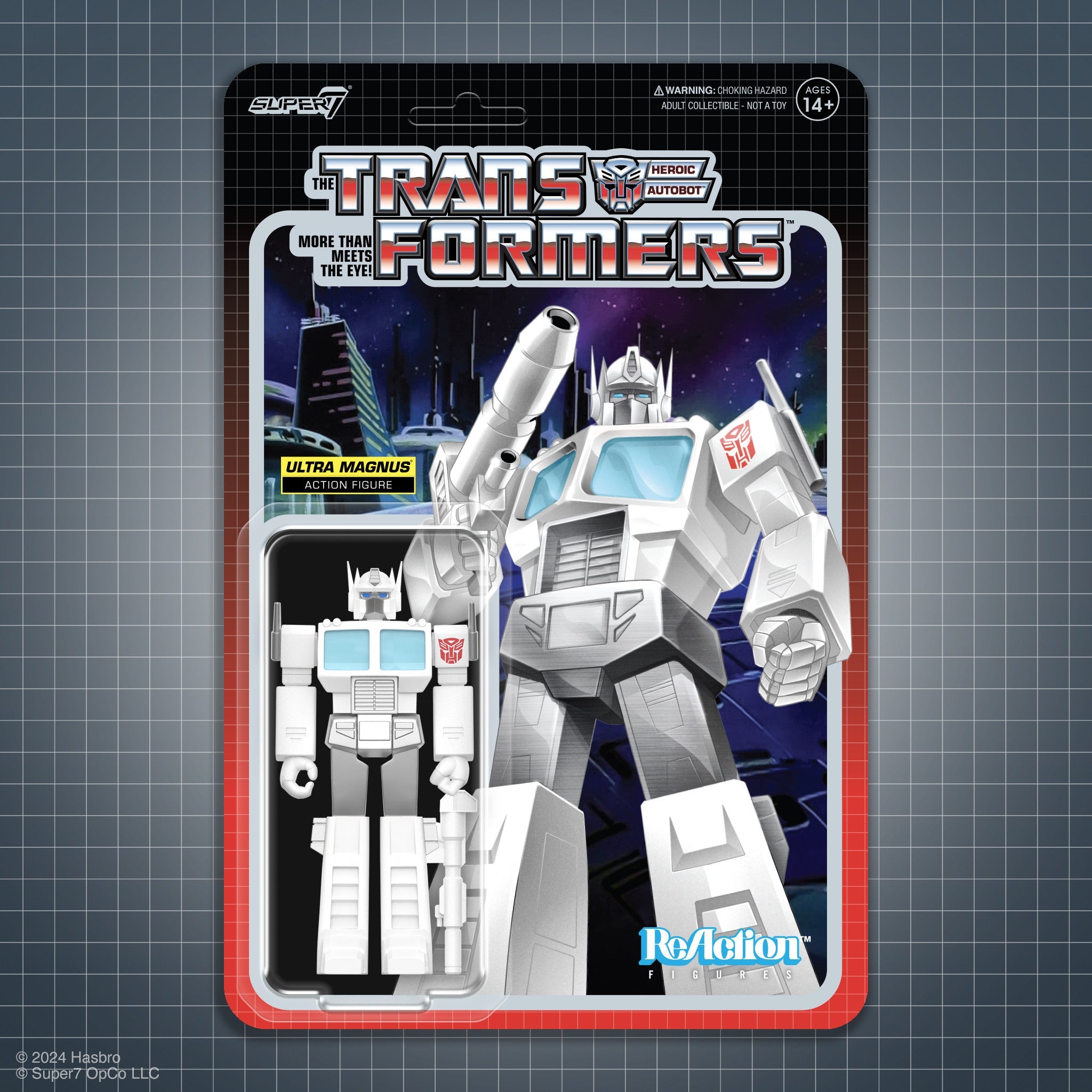 Optimus Prime Ultra Magnus Transformers Reaction Action Figure