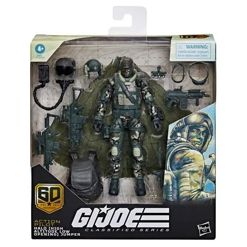 Hasbro - G.I. Joe Classified Series 60th Anniversary 6-Inch Action Pilot HALO Jumper Action Figure