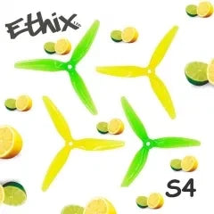 HQProp - Ethix S4 Lemon Lime (2CW+2CCW)-Poly Carbonate