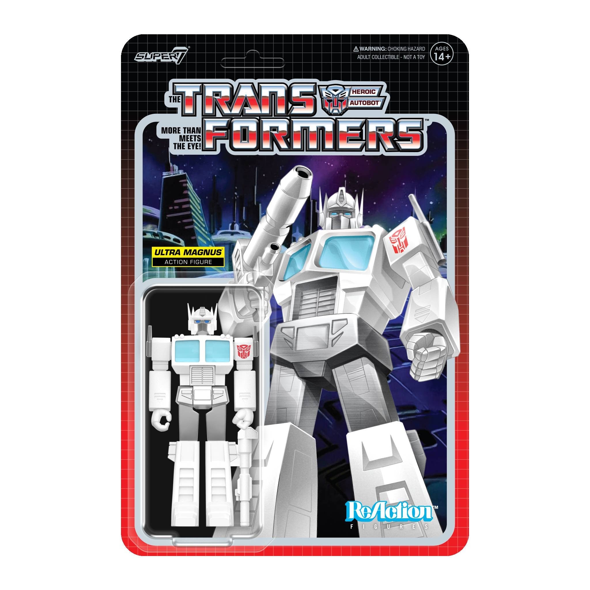 Optimus Prime Ultra Magnus Transformers Reaction Action Figure