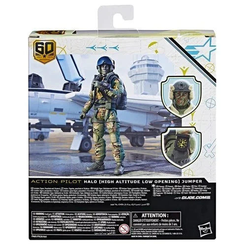 Hasbro - G.I. Joe Classified Series 60th Anniversary 6-Inch Action Pilot HALO Jumper Action Figure