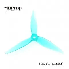 HQProp - 5136 （R36）5.1x3.6x3Racing Propeller (2CW+2CCW)-Poly Carbonate