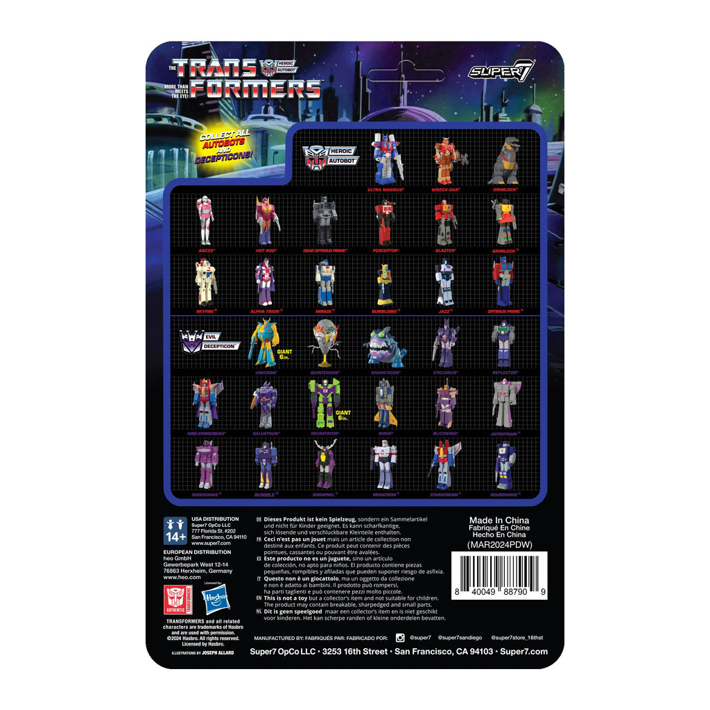 Optimus Prime Ultra Magnus Transformers Reaction Action Figure