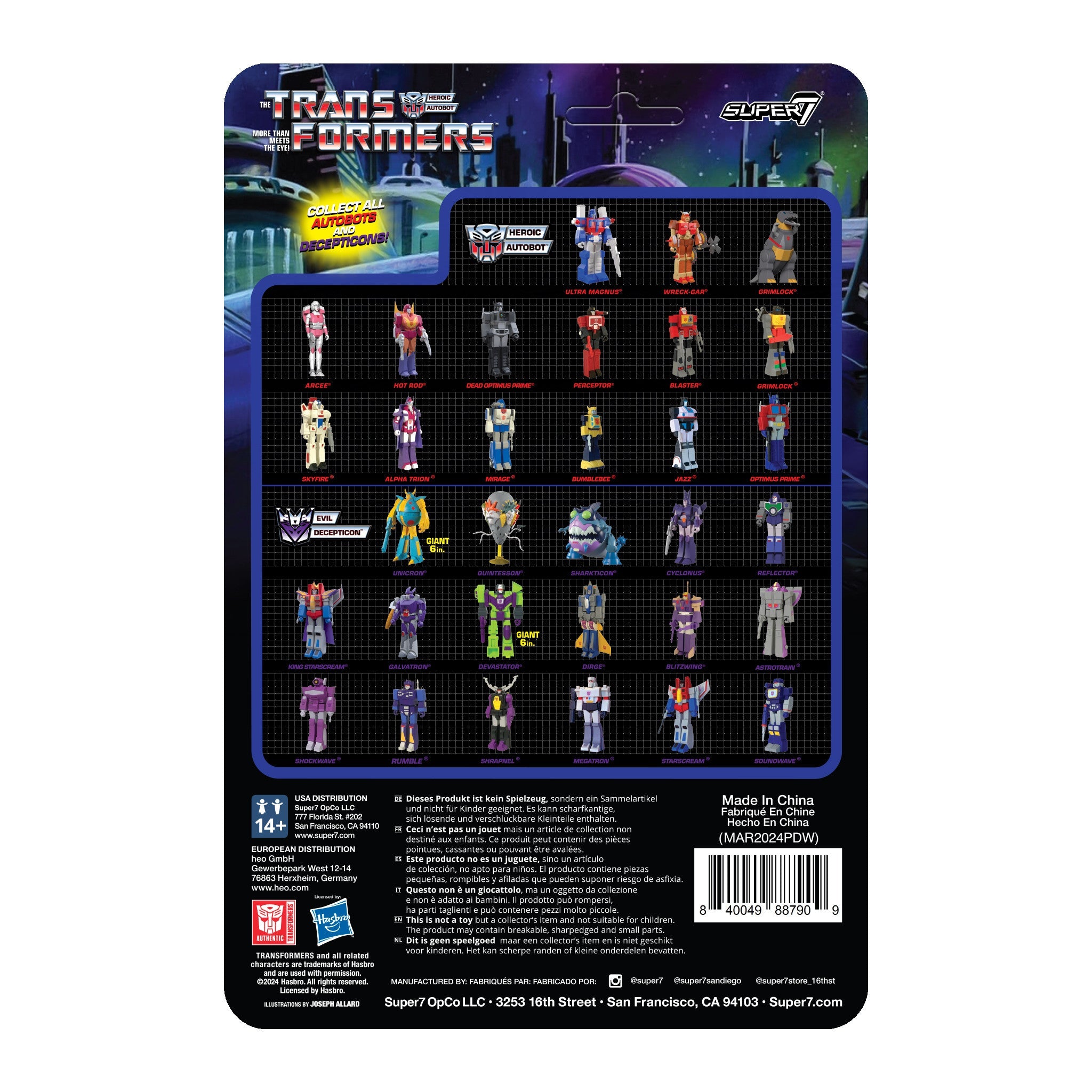 Optimus Prime Ultra Magnus Transformers Reaction Action Figure