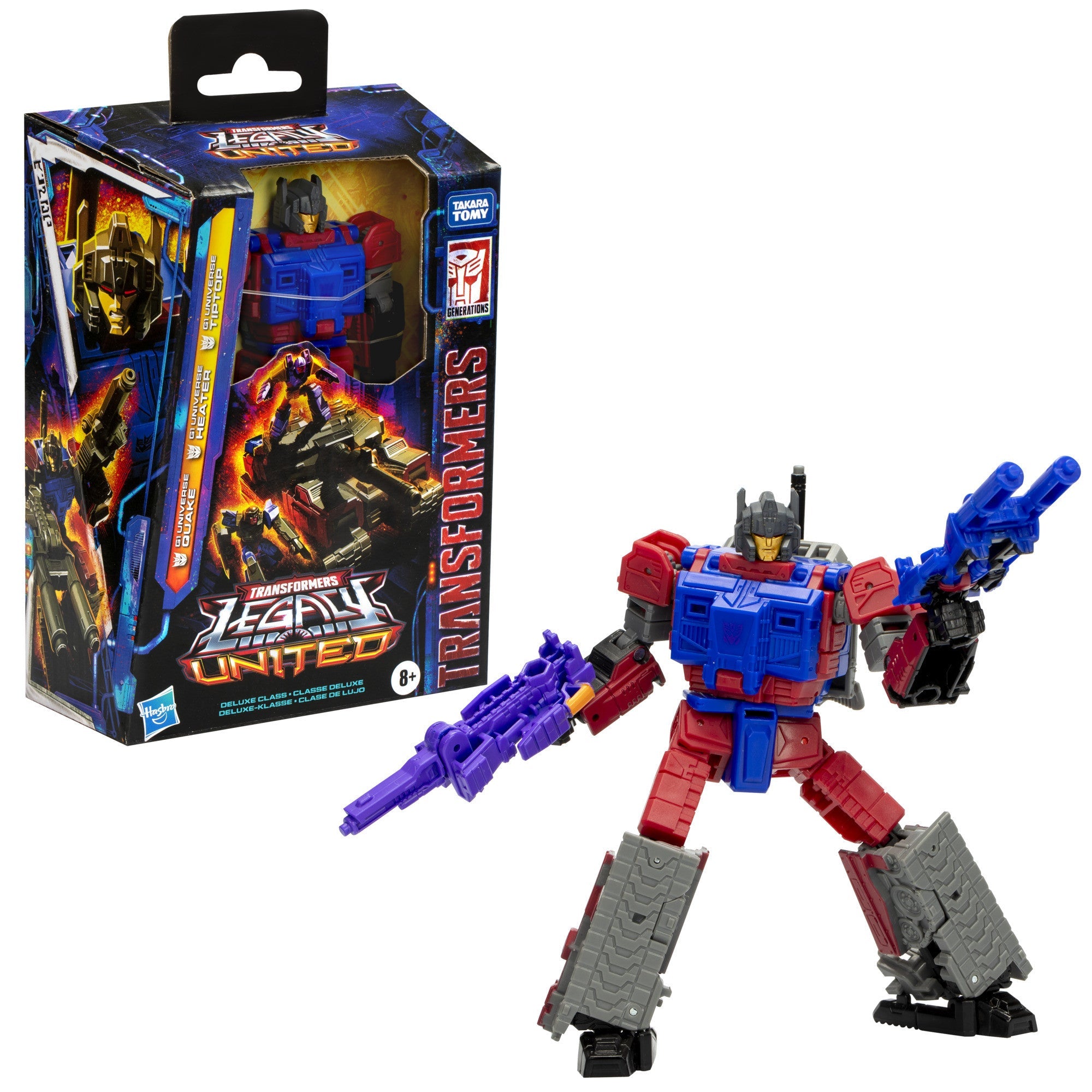 Quake - Transformers Legacy United Deluxe Class G1 Universe action figure
