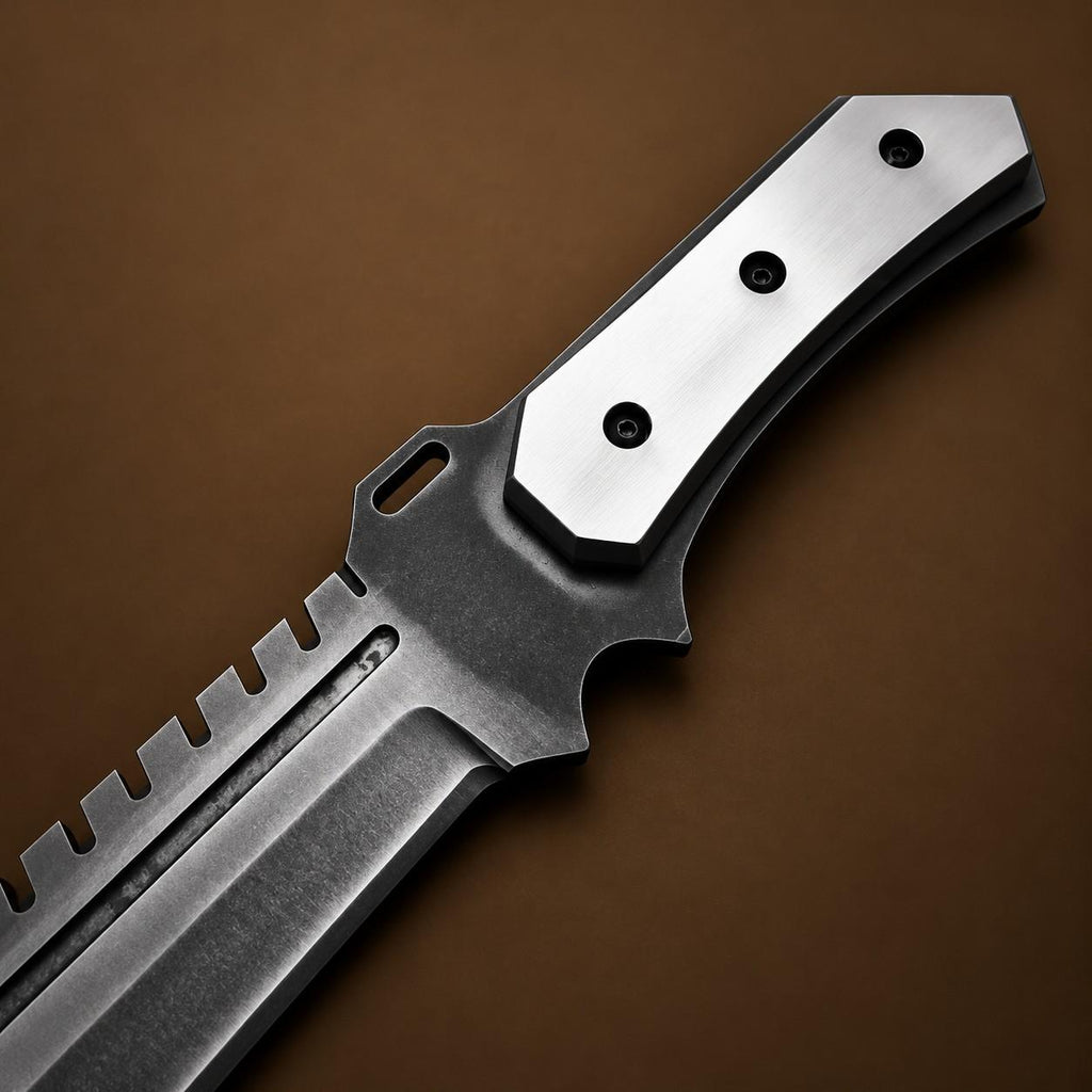 Resident Evil 5 Albert Wesker STARS Replica Knife – D2 Steel Game Knife With Sheath