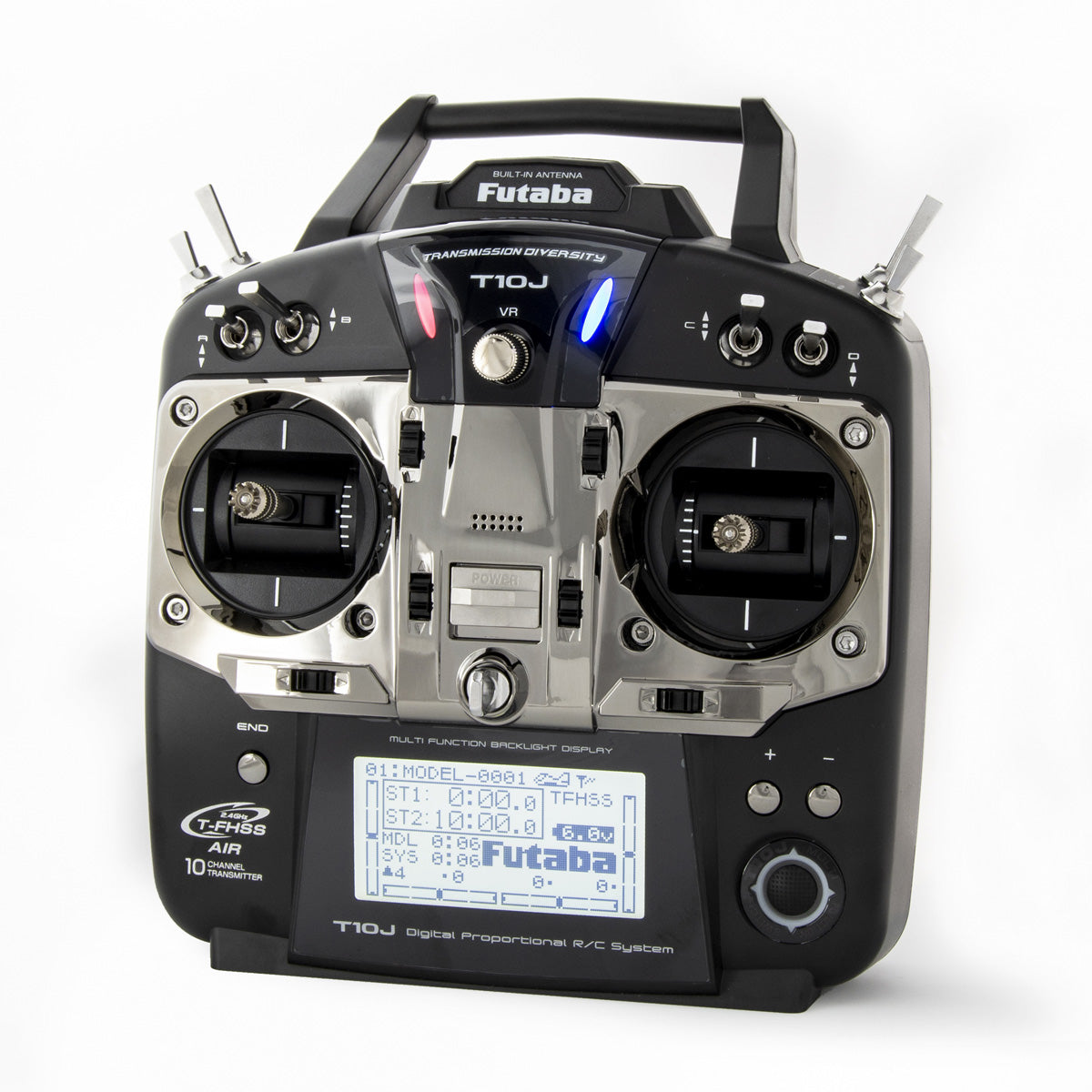 Futaba - T10J A 2.4GHz T-FHSS Airplane Spec Radio System w/R3008SB
