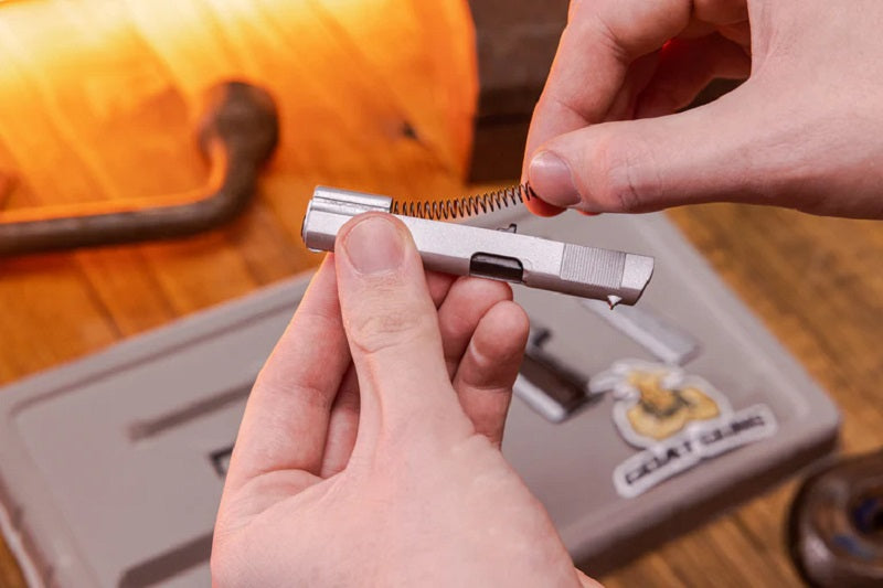 1/2.5 Scale Die Cast 1911 Model Pistol, Silver