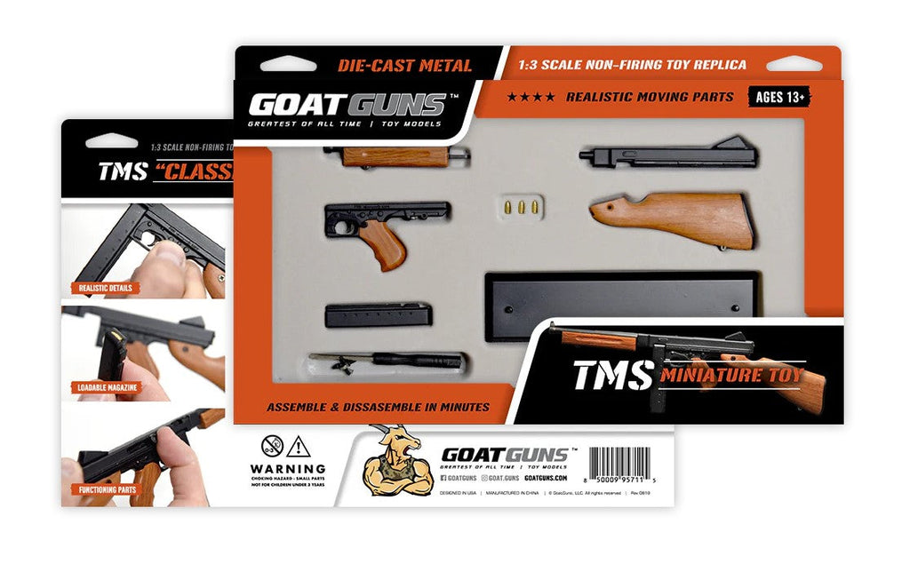1/3 Scale Die Cast TSMG Model, Black