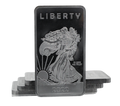 1 Troy Ounce OZ .999 Pure Molybdenum Precious Metal Walking Liberty American Eagle Silver Rare Metal Bar