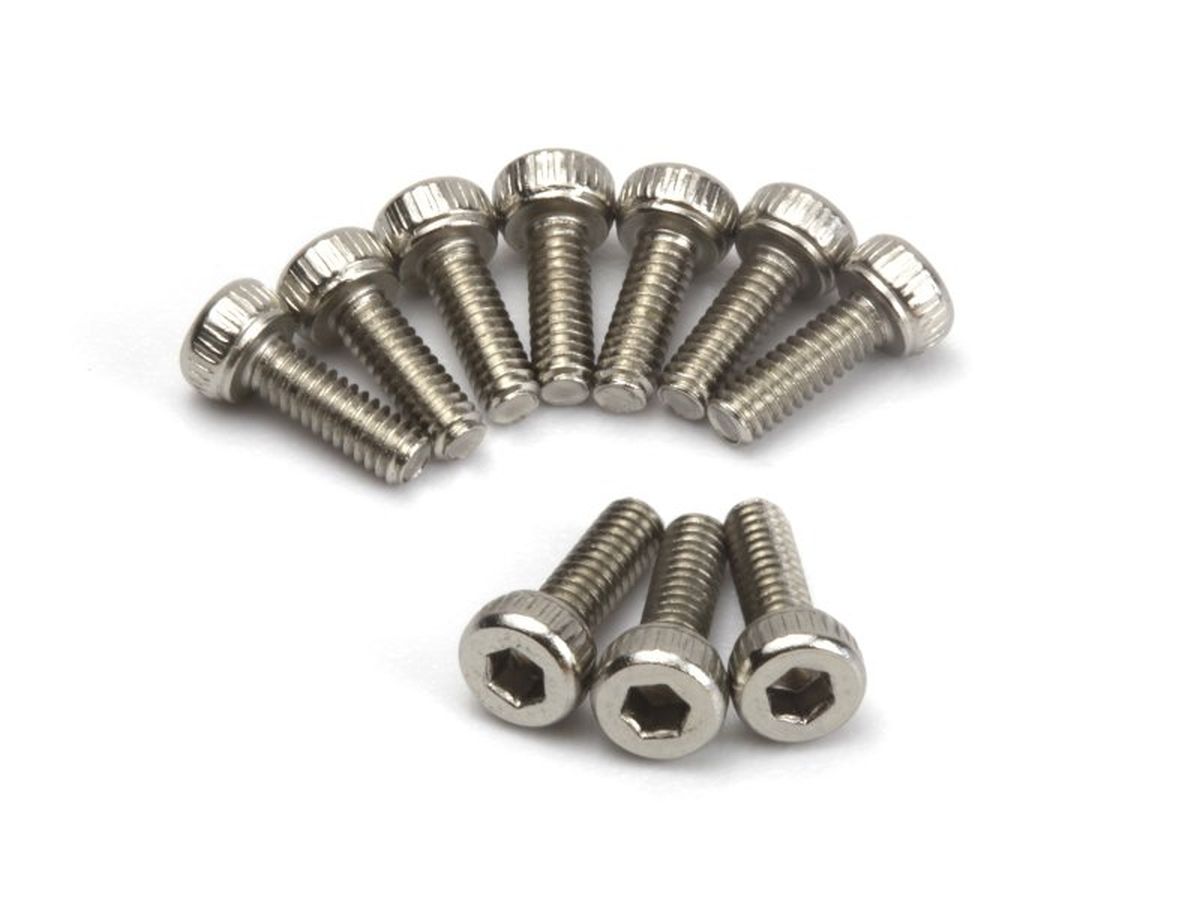 Cap Head M2x6mm (Hex Socket/10pcs)
