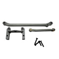 Aluminum Servo Mount & Steering Link Set (Gunmetal)