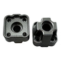 Aluminum Rear Hub Set (Gunmetal/2pcs)